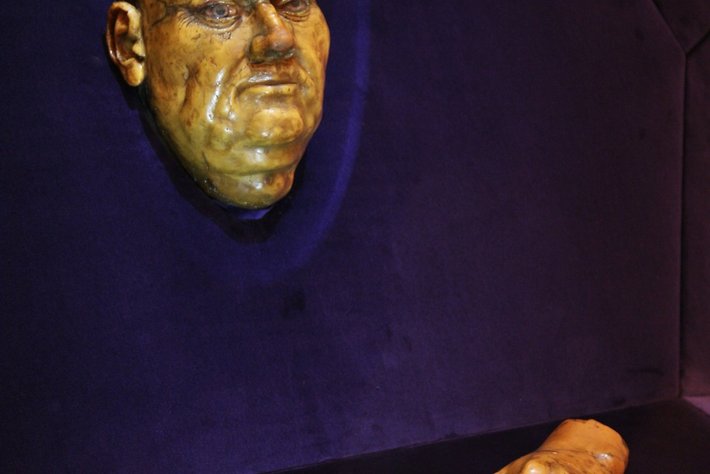 Luthers Totenmaske in der Marktkirche