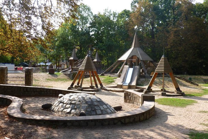 Baschkirischer Spielplatz Peißnitzinsel
