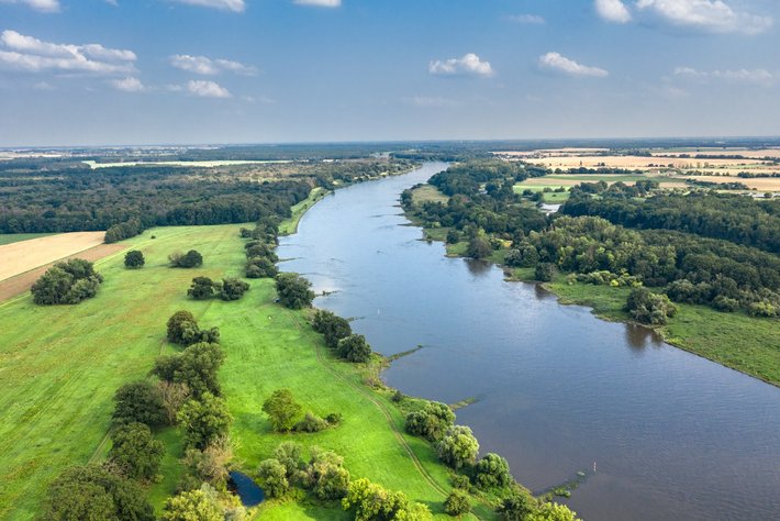 Flusslandschaft Elbe